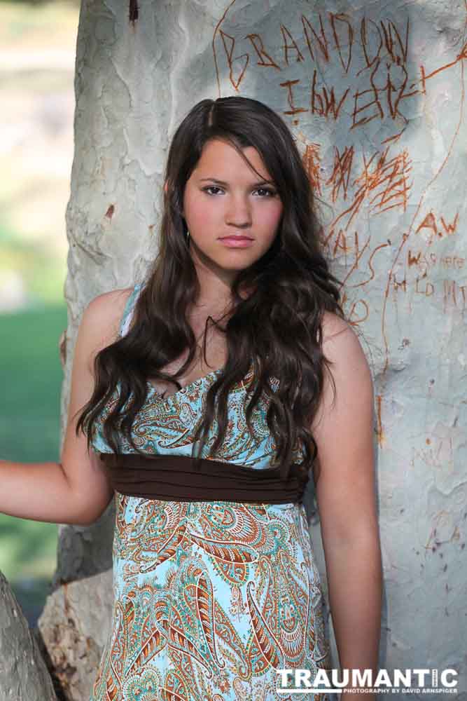 My second session with Katie.  Shot outdoors in a local park.  This session resullted in one of my favorite photos of her, and one I still consider one of my best shots.